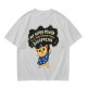 Olive T-shirt with Wizard Cat 'My Super Power Is To Make Stupid People Disappear' Print