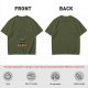 Olive graphic t-shirt with 'and i am the pinata' print