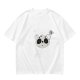 Olive Green T-Shirt With Cute Panda Bomb Graphic Print