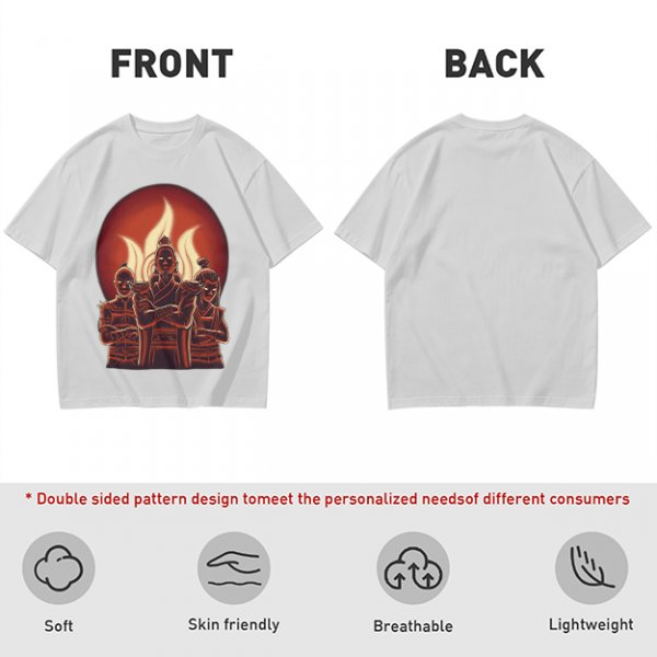 Avatar Fire Nation Characters Graphic Tee