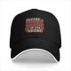 Black baseball cap with 'Please Correct Yourself If I'm Wrong' print