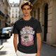 Olive t-shirt with cartoon knight 'Praise the Sun' graphic