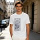 Olive T-Shirt With The Wizard Tarot Card Style Graphic Print