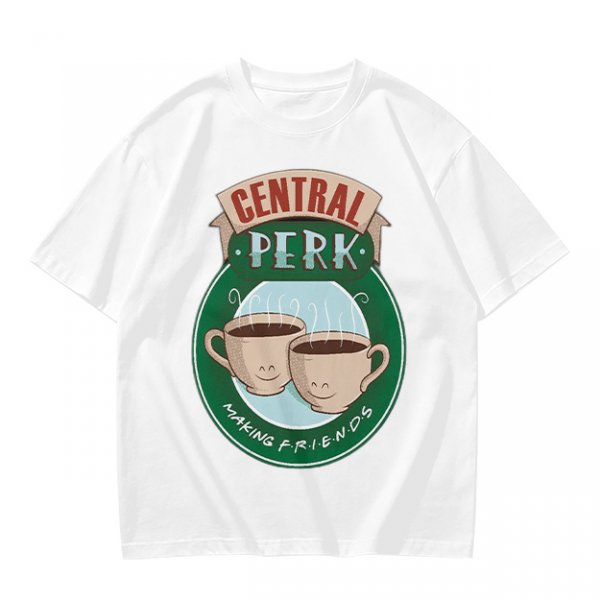 Central Perk Making Friends Coffee Cup Graphic T-Shirt