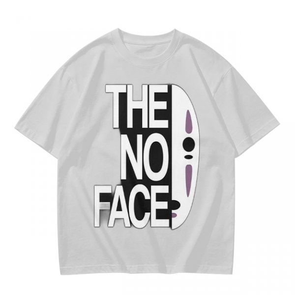 Olive T-shirt with The No Face graphic print