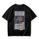 Olive green t-shirt with E.T. phone home graphic print