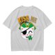 Kiss Me Pirate Cat Shamrock Graphic T-Shirt