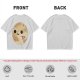 Olive T-Shirt With Cute Pluto Potato Character Graphic
