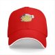 Black Baseball Cap With Saitama 'Ok' Meme Graphic Print