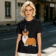 Olive Green T-Shirt With I Love My Corgi Graphic Print