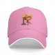 Black baseball cap with whimsical miso soup character graphic