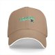 Black Baseball Cap With Green Scandalacious Graphic Print