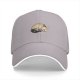 Black Baseball Cap With Playful Opossum Graphic Design