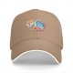 Black Baseball Cap With Cute Shiba Inu Ramen Bowl Graphic