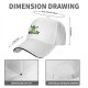Black baseball cap with green ghostly villain silhouette graphic