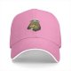 Black Baseball Cap With Cat UFO Abduction Graphic
