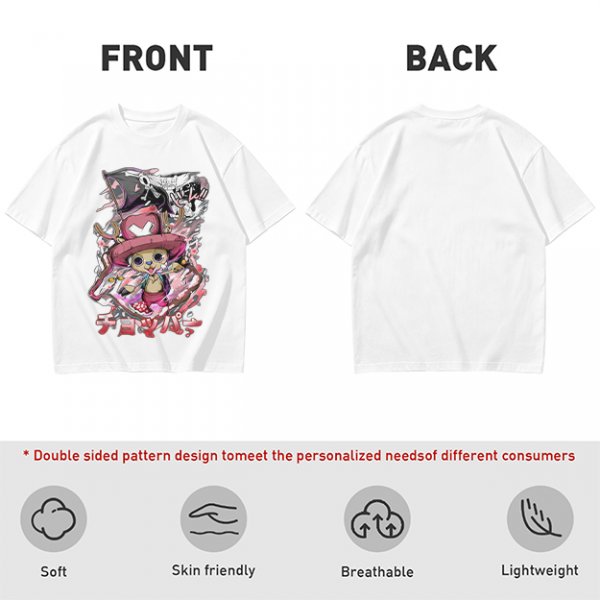 Olive Anime T-Shirt Featuring Tony Tony Chopper from One Piece