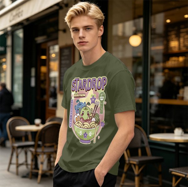 Stardrop Ramen Pelican Town Cute Graphic T-Shirt