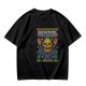 Olive T-Shirt With Skeletor The Power Of Christmas Graphic Print