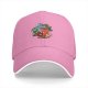 Black Baseball Cap with Caffeine Team Coffee Graphic Print