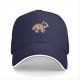 Black baseball cap with retro sun character and 'SHINE' graphic