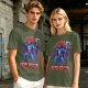 Skeletor Lord of Destruction Graphic Olive T-Shirt