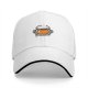 Black baseball cap with a bubbling cauldron graphic