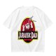 Olive T-Shirt with Jurassic Dad Dinosaur Graphic Print