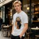 Black Phillip's Coffee Goat Graphic T-Shirt Design