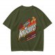 Olive green graphic t-shirt with Hot Trekkies Star Trek themed print