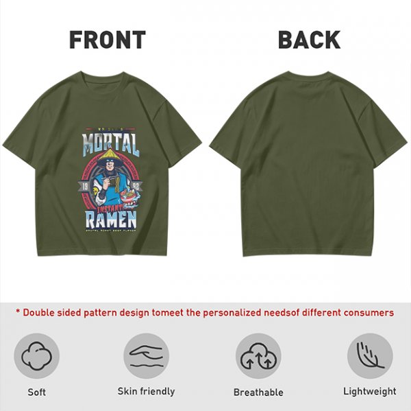 Mortal Instant Ramen Graphic Tee for Gaming Fans