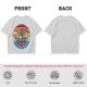 Olive T-shirt with Retro Ramen Bowl Chopsticks Graphic