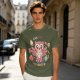 Owlways For Snacks Cute Graphic T-Shirt with Owl and Treats