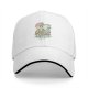 Black Baseball Cap with Anime Pirate Ship Graphic Print