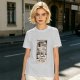 Olive T-Shirt with The Fool Tarot Card Anime Print