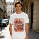 Anime Style Restaurant Scene Graphic T-Shirt Artwork