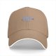 Black baseball cap with embroidered sloth holding a branch