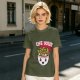 Olive T-Shirt With Cute Ramen Bowl Graphic And 'Use Your' Text