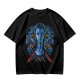 Olive T-Shirt with Na'vi Character and Pandora Creatures Artwork