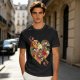 Olive T-Shirt With Heart Shaped Sushi Food Art Print
