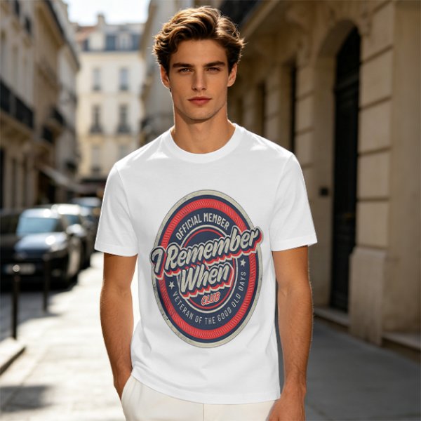 I Remember When Club Official Member Veteran T-Shirt