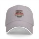 Black baseball cap with 'In Pizza We Crust' graphic print