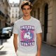 Unicorn Hunter Graphic Tee with Sword and Sparkle Design
