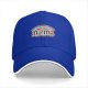 Black baseball cap with 'meh & meh' novelty candy parody design