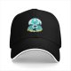 Avatar Themed Black Baseball Cap With Airbender Artwork