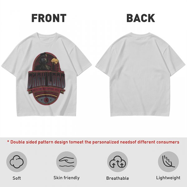 Olive Green T-Shirt with Dark Lord Darth Vader Beer Graphic