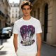Olive Graphic Tee with Anime Hunter Characters and Huntr/X Text