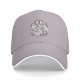 Black Baseball Cap With Raccoon Eating Graphic Print