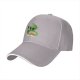 Black Baseball Cap with Cute Alien Eating Ramen Graphic