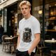 Olive T-Shirt With Skeletons Holding A Beer Pitcher Graphic